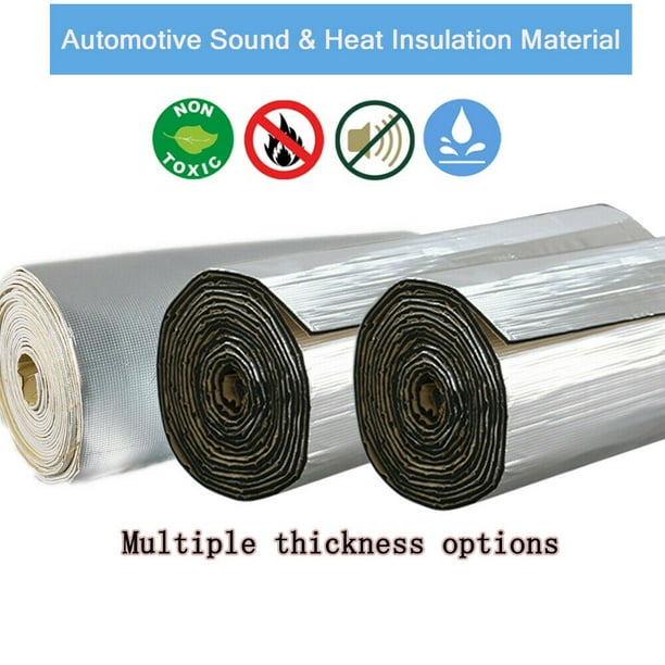 3/8" Car Sound Deadener Hood Engine Noise Reduce Heat Shield Insulation 60"x 39"
